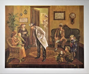 Lee Dubin, Doctor's Office, 1976