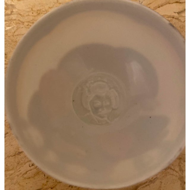 Vintage Satsuma Dragon Demitasse Cups & Saucer Set- 12 Pieces For Sale - Image 10 of 12