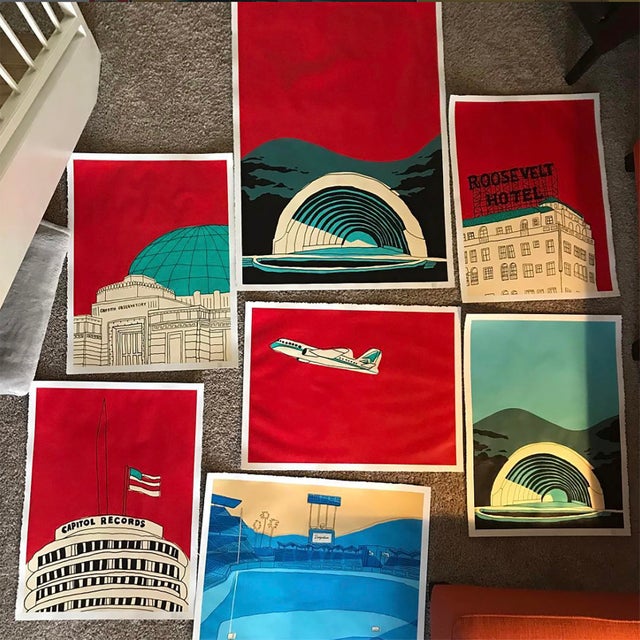 Hollywood Bowl Limited Edition Print on Entrada Rag by MRZ Jr. For Sale - Image 11 of 11