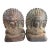 Mid 20th Century Indian Head Cast Iron Bookends For Sale