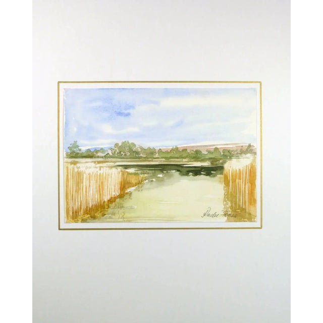 Traditional Radel-Foesa, Marsh Watercolor For Sale - Image 3 of 4