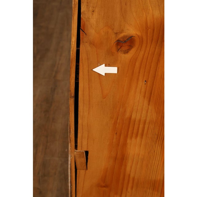 Pine Country Style Armoire Cabinet With Drawers For Sale - Image 18 of 18