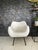 20th Century Modernism Matte White RM58 Armchair by Vzór for Roman Modzelewski For Sale - Image 16 of 18