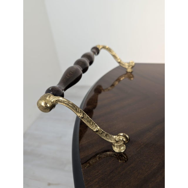Italian Mobile Bar Cart Table, 1960s For Sale - Image 9 of 17