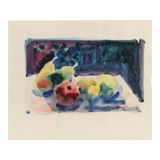 Jack Meanwell Modern Still Life Watercolor Painting, Late 20th Century For Sale