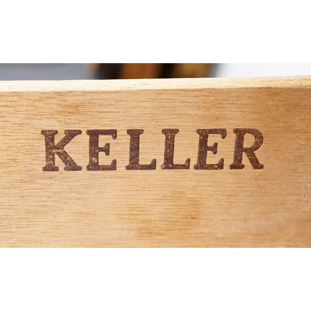 Keller Furniture Solid Oak Country French Style 28" Cabinet Nightstand For Sale - Image 9 of 14