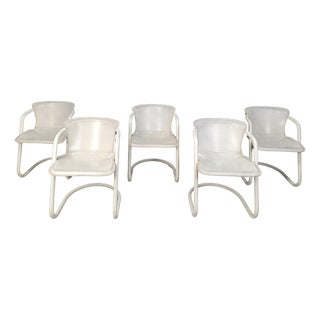 Vintage Dining Chairs by Metaform, 1970s, Set of 5 For Sale