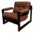 Percival Lafer Brazilian Rosewood & Leather Lounge Chair, Circa 1960s For Sale