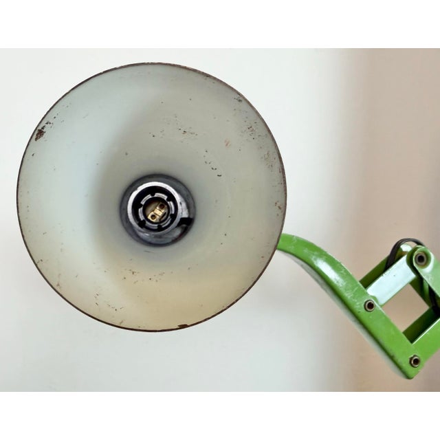 Vintage Industrial German Scissor Wall Lamp from Kaiser Leuchten, 1960s For Sale - Image 6 of 18