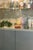 Vintage Gray Lacquered Curio Cabinet, Late 20th Century For Sale - Image 4 of 12
