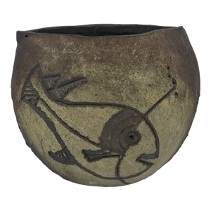 Mid 20th Century Paolo Soleri Ceramic Pottery Vessel From Arcosanti