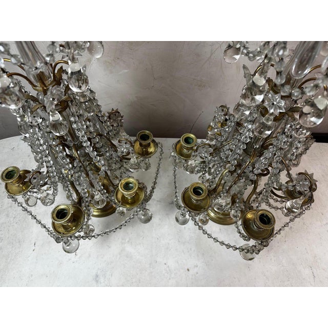 Antique Louis XVI Girandoles, 1890, Set of 2 For Sale - Image 6 of 18