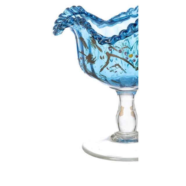 Small Fruit Bowl in Crystal and Glass For Sale - Image 3 of 8