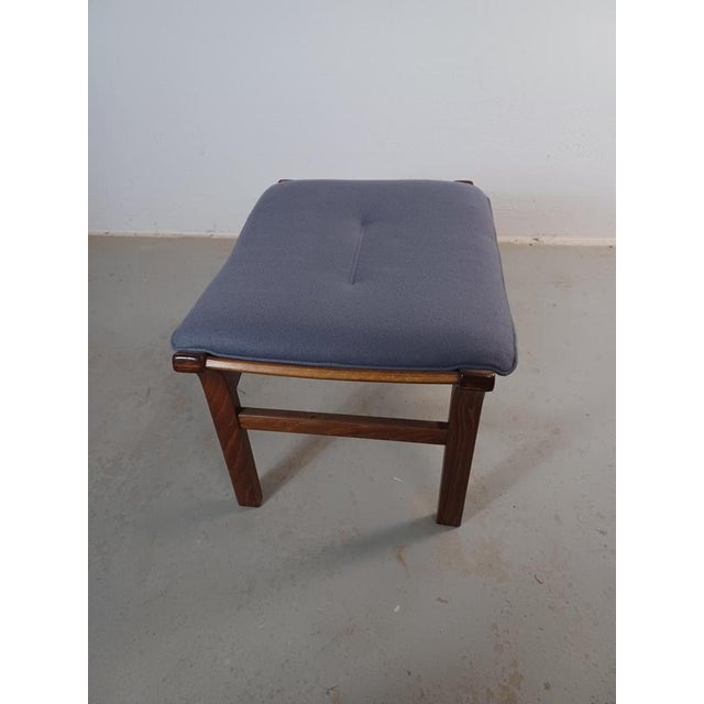 Refinished Danish Footstool, 1970s For Sale - Image 6 of 10