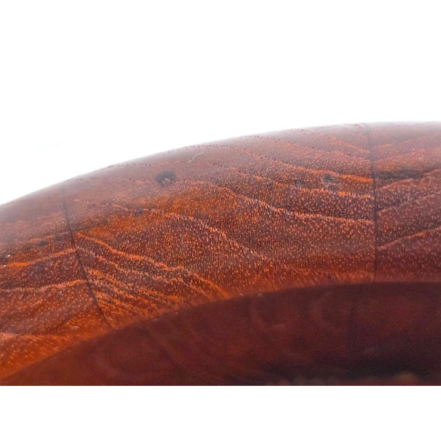 1960s Kalmar Designs Danish Teak Wood Bowl For Sale - Image 9 of 17