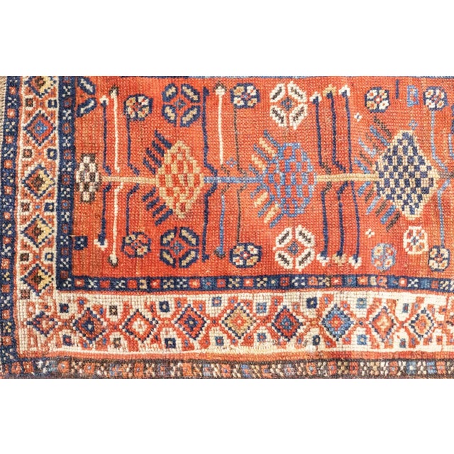 Antique Khamseh Rug 6'4'' x 15'9'' For Sale - Image 11 of 12