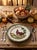 Set of Four Vintage Italian Hand-Painted Faience "Four Seasons" Ceramic Plates For Sale - Image 9 of 12