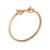 Stylish and finely detailed vintage double fox bypass bracelet crafted in 10k & 14k gold (circa 1960s to 1970s). Two...