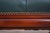 Henredon Mahogany Large Tufted Leather Ottoman For Sale - Image 10 of 14
