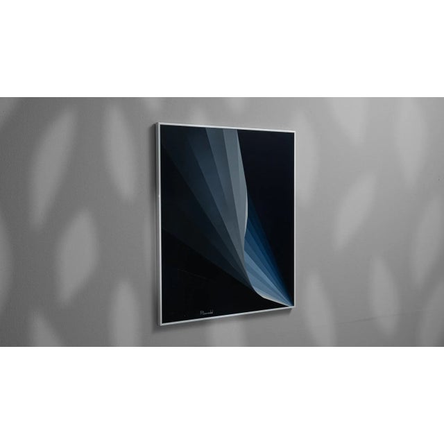 Metal 20th Century Belgian Artwork With Metal Frame By Rene Berdal For Sale - Image 7 of 9