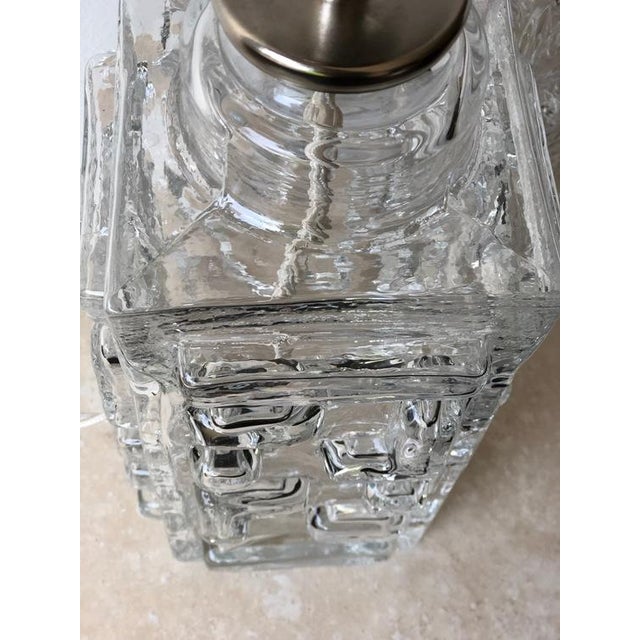 Glass Swedish Pukeberg Table Lamps, 1960s, Set of 2 For Sale - Image 7 of 11