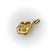 1990s 1990s 14k Gold Hand-Carved Citrine Flower Charm For Sale - Image 5 of 9