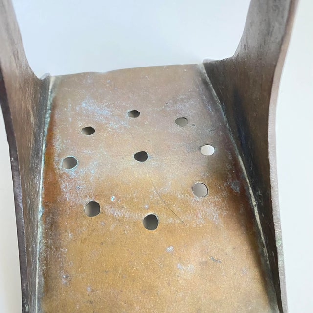 Bronze Antique Patina’d Brass Horse Stirrup Equestrian Bookend For Sale - Image 8 of 12