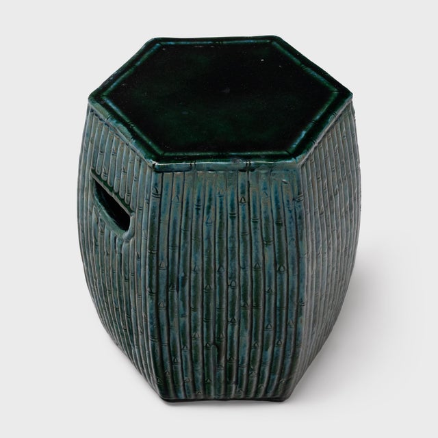 Chinese Bamboo Grove Garden Stool For Sale - Image 4 of 7