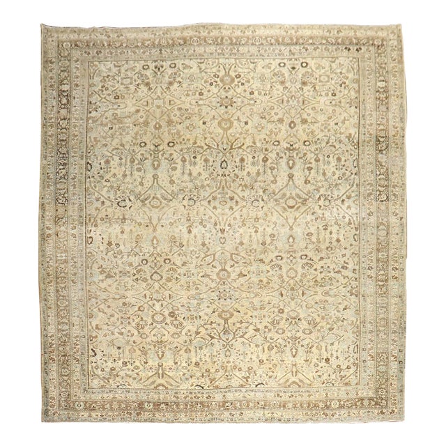 Antique Persian Bidjar Carpet - 11'4" x 14'8" For Sale