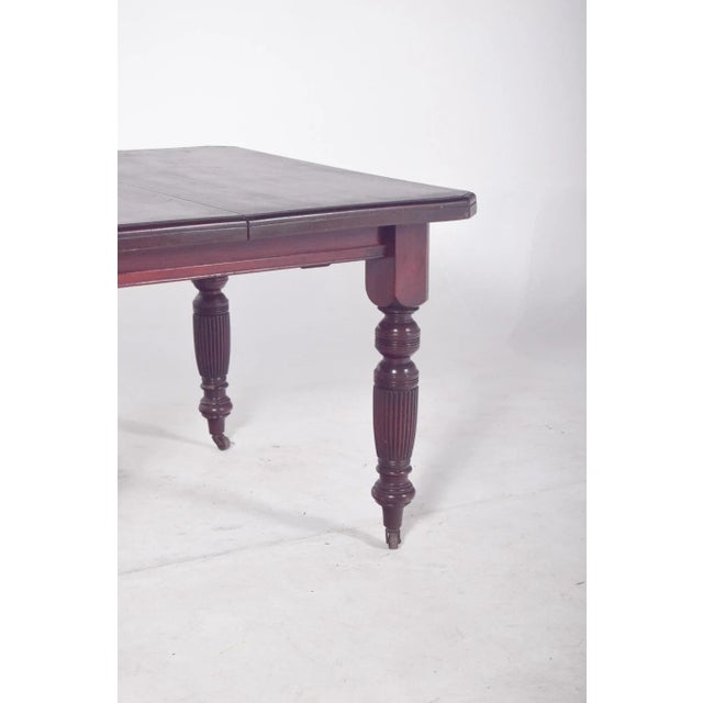 English Victorian Dining Table, 1890s For Sale - Image 4 of 11