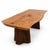 This stunning handcrafted dining table is made from a solid natural wood slab with dramatic grain movement, organic live...