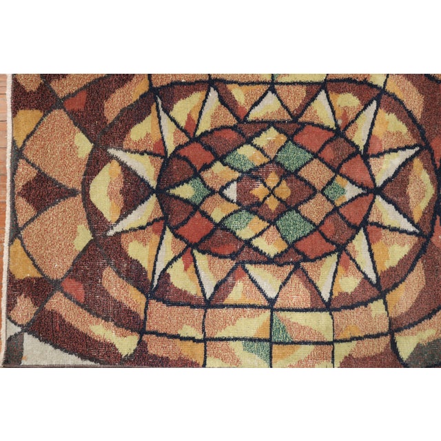 1960s Infamous Turkish Deco Zeki Muren Rug For Sale - Image 13 of 18