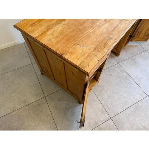 Art Nouveau Rustic Desk in Natural Wood, 1890s For Sale - Image 15 of 18
