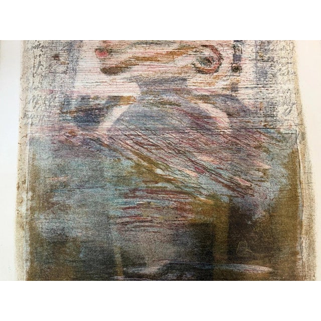 Belli, Homage to Agnes Sorel, 1970s, Oil on Canvas For Sale - Image 10 of 13