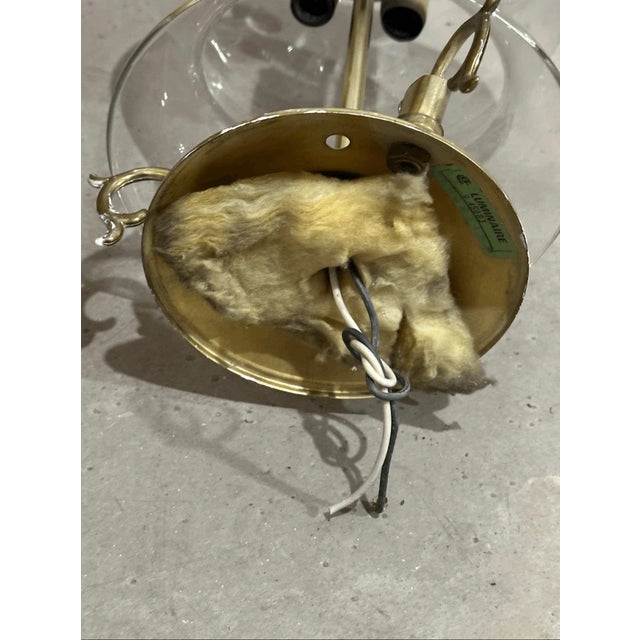 Vintage Luminaire Italian Style Solid Brass Flush Mount For Sale In Pittsburgh - Image 6 of 7