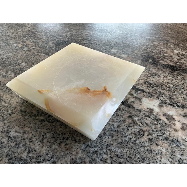 Mid-(20th)-Century Alabaster Ashtray For Sale - Image 4 of 6