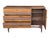 1960s Mid-Century Modern Walnut & Rattan Cabinet – Restored Danish Modern Credenza For Sale - Image 5 of 11