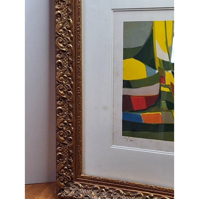 1980s Marcel Mouly Signed Lithograph "Les Chalutiers" Trawlers Limited Edition 190/300 For Sale - Image 11 of 13