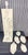 1990s Hand Carved Wood Banana Plant Lamps Finished in White Plaster - A Pair For Sale - Image 13 of 14