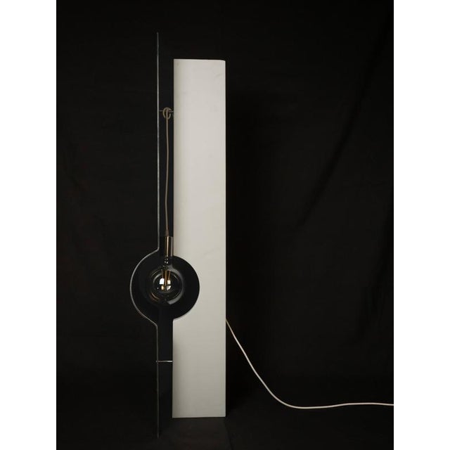 Oculus 2.1 handcrafted floor lamp in iron & marble by d´ark atelier limited edition of 5 pieces dimensions: d 10 x w 20 x...