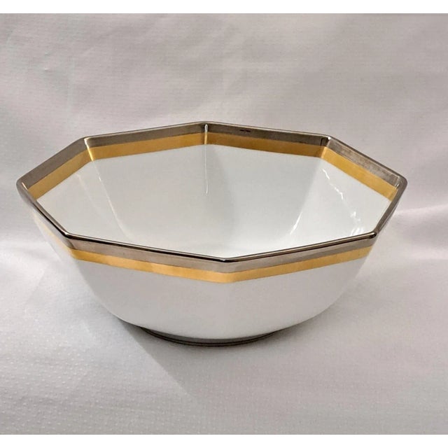 SKU: OT 2482 Fitz & Floyd Platine d'OR Octagonal Serving Vegetable Bowl 9" Dia. Vintage Japan Brand: Fitz & Floyd Type:...