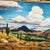 Sky Blue Signed Southwestern Landscape Painting For Sale - Image 8 of 11