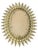 Gold Italian Sun Mirror, 1950s For Sale - Image 8 of 9