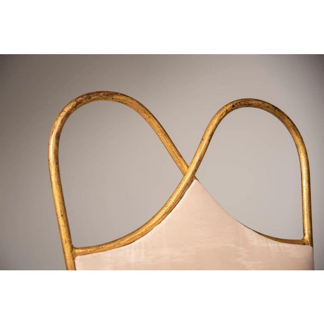 Art Deco French Wrought Iron Chairs, 1940, Set of 10 For Sale - Image 10 of 13