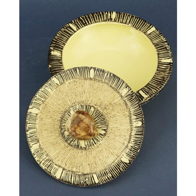 Italian Futuristic Glazed Ceramic Bon Bon Holder by Nicolaj Diulgheroff for MGA of Albisola, 1920s For Sale - Image 13 of 18