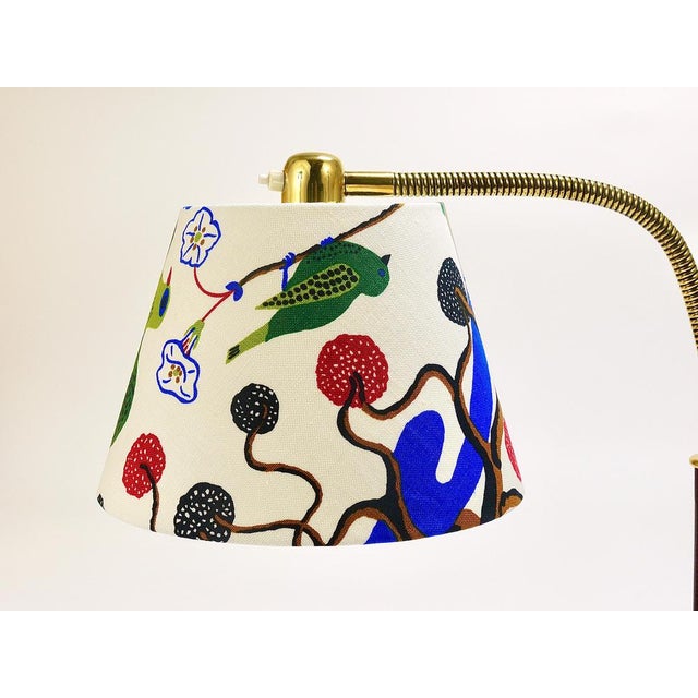 Table Lamp in Brass and Leather by Josef Frank for J.T. Kalmar, Austria, 1930s For Sale - Image 12 of 18