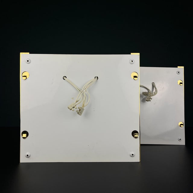 Art Deco Murano Wall Lamps by De Majo, Italy, 1970s , Set of 2 For Sale - Image 13 of 17