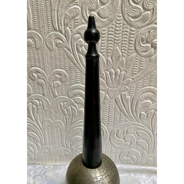 1960s Vintage Mid Century Modern Globe Paperweight For Sale - Image 4 of 8