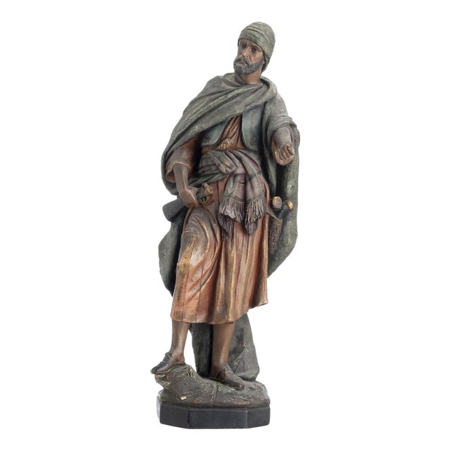Sculpture of an Arab Warrior, 1900, Metal For Sale