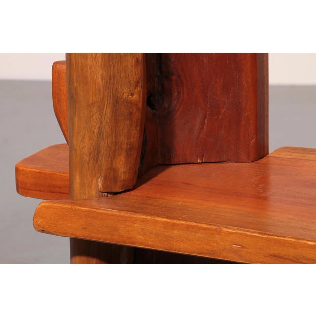 Mid-Century French Wooden Bookcase, 1960s For Sale - Image 9 of 13